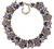 Hitele® Luxury Gold Tone Chain Multi-Color Crystal Collar Choker Statement Bib Necklace jewelery for Women&Girl Gift