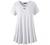 MONNURO Womens Plus Size Short Sleeve V Neck Button Basic Tunic Tops Summer Swing Shirts Blouses for Leggings