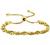 Italian .925 Sterling Silver Diamond-Cut Ball Covered by Twisted Coreana Adjustable Bolo Bracelet