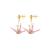 Stud Earrings Origami Paper Crane Ougi Syuriken | Made in Japan, Hypoallergenic dangle earrings, Surgical Stainless Steel / for Women Girl