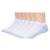Hanes Men's FreshIQ No Show White with Grey Heel and Toe Sock