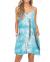 BEUFRI Women's Summer Spaghetti Strap Casual Swing Tank Beach Cover Up Dress with Pockets