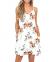 BEUFRI Women's Summer Spaghetti Strap Casual Swing Tank Beach Cover Up Dress with Pockets