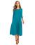Hotouch Women's 3/4 Sleeve A-line and Flare Midi Long Dress