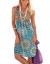 Jouica Women's Casual Summer Tank Sleeveless Knee Length Pleated Sun Dresses with Pockets