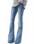 luvamia Women's Ripped Flare Bell Bottom Jeans Pants Retro Wide Leg Denim Pants