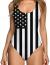 uideazone Women Sexy High Cut One Piece Swimsuit Funny Bathing Suit Monokini Swimwear