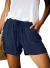 Womens Comfy Drawstring Casual Elastic Waist Pocketed Loose Fit Shorts (S-3XL)