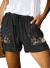 CILKOO Womens Comfy Drawstring Casual Elastic Waist Pocketed Shorts(S-3XL)