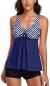 Modest Tankini Swimsuits for Women Two Piece Bathing Suits Floral Print Tank Top with Boyshorts Tummy Control Swimming Suits