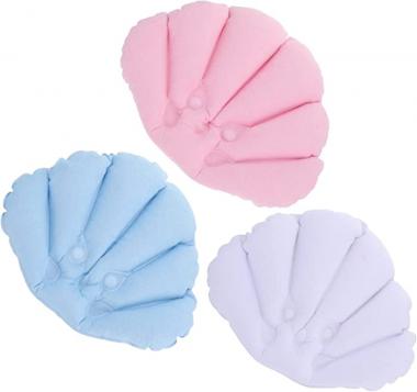 COHEALI Inflatable Bathtub Pillow 3Pcs Spa Pillow with Suction Cup Bathtub Cushion Neck Support Bath Pillow for Bathtub Bathing Cushion for Unisex
