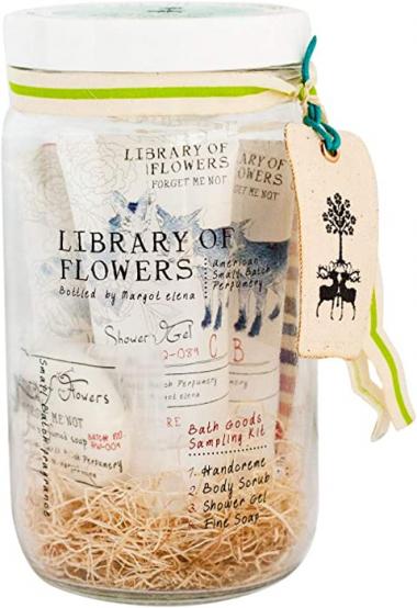 Library of Flowers Bath Goods Sampling Kit