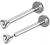 2Pcs Internally Threaded Surgical Steel 16g labret Earrings Piercing Jewelry Lip Monroe 2.5mm Flat Head Crystal More Choices