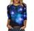 Women 3/4 Sleeve Tops Casual Tie Dye Graphic Tee Shirts Summer Crewneck Sweatshirt Loose Fit T Shirts Tunic Blouses