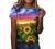 Summer Tops for Women Cute Sunflower Print Short Sleeve T-Shirt Casual Crew Neck Tshirts Plus Size Graphic Tees Shirts