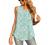 QUEZHU Womens Summer Sleeveless Chiffon Tank Tops Blouse Loose Casual V Neck Blouses Shirt
