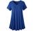 MONNURO Womens Plus Size Short Sleeve V Neck Button Basic Tunic Tops Summer Swing Shirts Blouses for Leggings