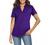 CEASIKERY Women's Short Sleeve V Neck Tops Casual Tunic Blouse Loose Shirt