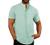 Karlywindow Mens Linen Henley Shirt Long Sleeve Cotton Beach Yoga Loose Fit Henleys Tops