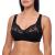 frugue Women's Wirefree Wireless Plus Size Lace Minimizer Bra