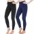Lucky Chico High Waisted Yoga Pants Set for Women with Convenient Pocket, Workout Leggings with Tummy Control for Running