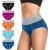 Women's Underwear Cotton, High Waisted Full Coverage Briefs, Soft Stretch No Muffin Top Ladies Panties Regular & Plus Size