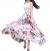Afibi Women Full/Ankle Length Blending Maxi Chiffon Long Skirt Beach Skirt