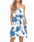 BEUFRI Women's Summer Spaghetti Strap Casual Swing Tank Beach Cover Up Dress with Pockets