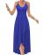 KILIG Women's V Neck Sleeveless Casual Summer Sundresses Asymmetrical Patchwork Floral Maxi Dresses
