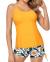 Yonique Womens Tankini Swimsuits Athletic Two Piece Tummy Control Bathing Suits with Shorts Modest Tank Tops