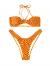 SOLY HUX Women's Criss Cross Halter Bikini Bathing Suits 2 Piece Swimsuits