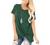 SAMPEEL Women's Casual Shirts Twist Knot Tunics Tops