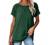 Aokosor Womens Summer Tops Lightweight Short Sleeve Tshirts Crewneck Split Side