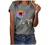Women Sunflower Graphic Tee Tops Summer Cute T-Shirt Plus Size Loose Short Sleeve Crewneck Casual Tshirts Blouse S-5XL