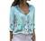 Women Fashion 2022 Floral Printed Casual Long Sleeve Button Down Shirts Tops Trendy V Neck Collar Blouses Tunic Top