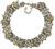 Hitele® Luxury Gold Tone Chain Multi-Color Crystal Collar Choker Statement Bib Necklace jewelery for Women&Girl Gift
