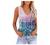 Women's Summer Sleeveless Crew Neck Tank Tops Vintage Floral Graphic Tee Tshirts Casual Basic T Shirts Blouse