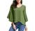 Womens Tops Summer 3/4 Sleeve Chiffon Blouse Loose Casual Elegant Ladies Office Work Shirts Loose Flowy Tshirts Top