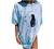 Smooto Basic Blouse Womens Loose Moon Sun Print O-Neck Short Sleeve Casual Workout T-Shirts Loose Tunic Blouse