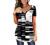 Plus Size Womens Tunic Tops To Wear With Leggings Summer Short Sleeve