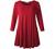LARACE Women 3/4 Sleeve Tunic Top Loose Fit Flare T-Shirt