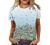 Womens Summer Tops Short Sleeve Fashion Casual Trendy Printed Tshirts Crew Neck Tee Shirt Cute T Shirts Ladies Blouses