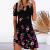 Summer Spring Dresses for Women 2022 Strappy Cold Shoulder Boho Tshirt Dress Trendy Hollow Loose Short Sleeve Dresses