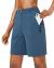 Pudolla Women's Hiking Cargo Shorts Quick Dry Summer Travel Shorts for Women with Zipper Pockets for Outdoor Walking Kayaking