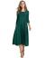 Hotouch Women's 3/4 Sleeve A-line and Flare Midi Long Dress