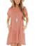 Minclouse Women's Short Sleeve Flowy Swing T Shirt Dress Baby Doll Cute Casual Pockets Dresses