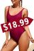 PRETTYGARDEN Women One Piece Swimsuit U Neck Tummy Control Swimwear Slimming Strap Backless Bathing Suit