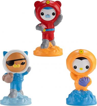 Octonauts Bath Squirters Water Toy 3 Pack - Barnacles, Kwazii & Peso