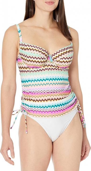 Panache Swim Women's Standard Milano Balconette Underwire Tankini Top