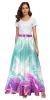 Afibi Women Full/Ankle Length Blending Maxi Chiffon Long Skirt Beach Skirt